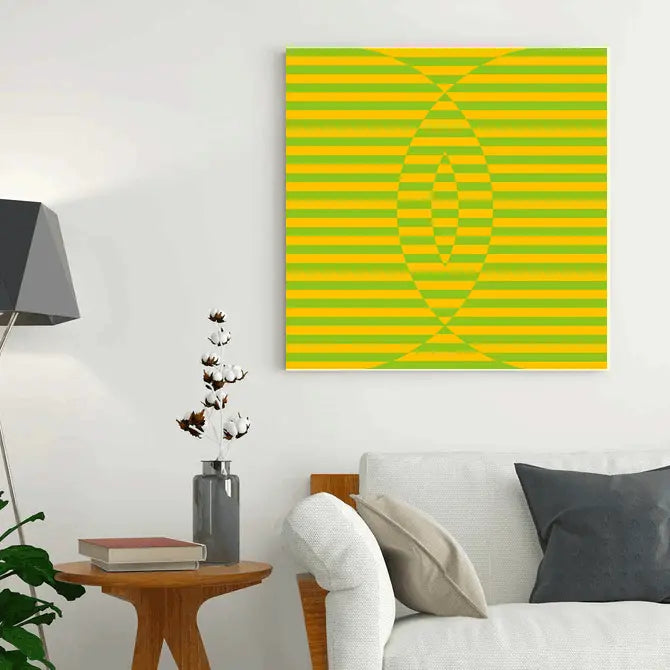 Grand-Scale Serenity: Large Wall Art for Professional Yoga & Meditation Rooms Gallery Wrapped 24 X 24 Inch print on canvas