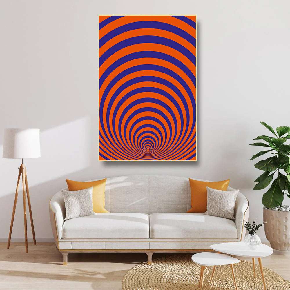 Archival Symmetry Art for Patient Comfort Gallery Wrapped 24 X 36 Inch print on canvas