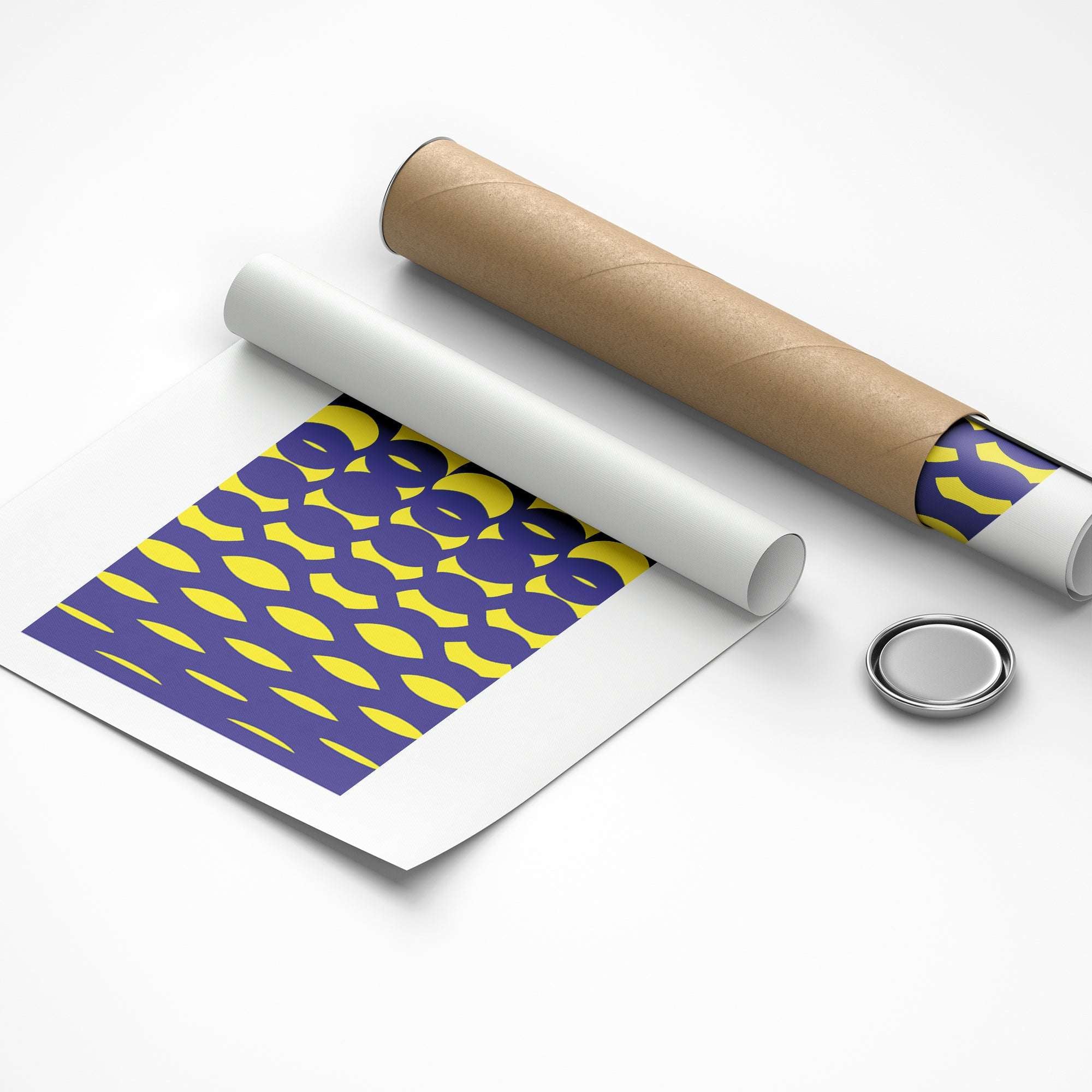 Bilateral Dot Art | Somatic Regulation Print for Clinical Counseling Rooms Unframe