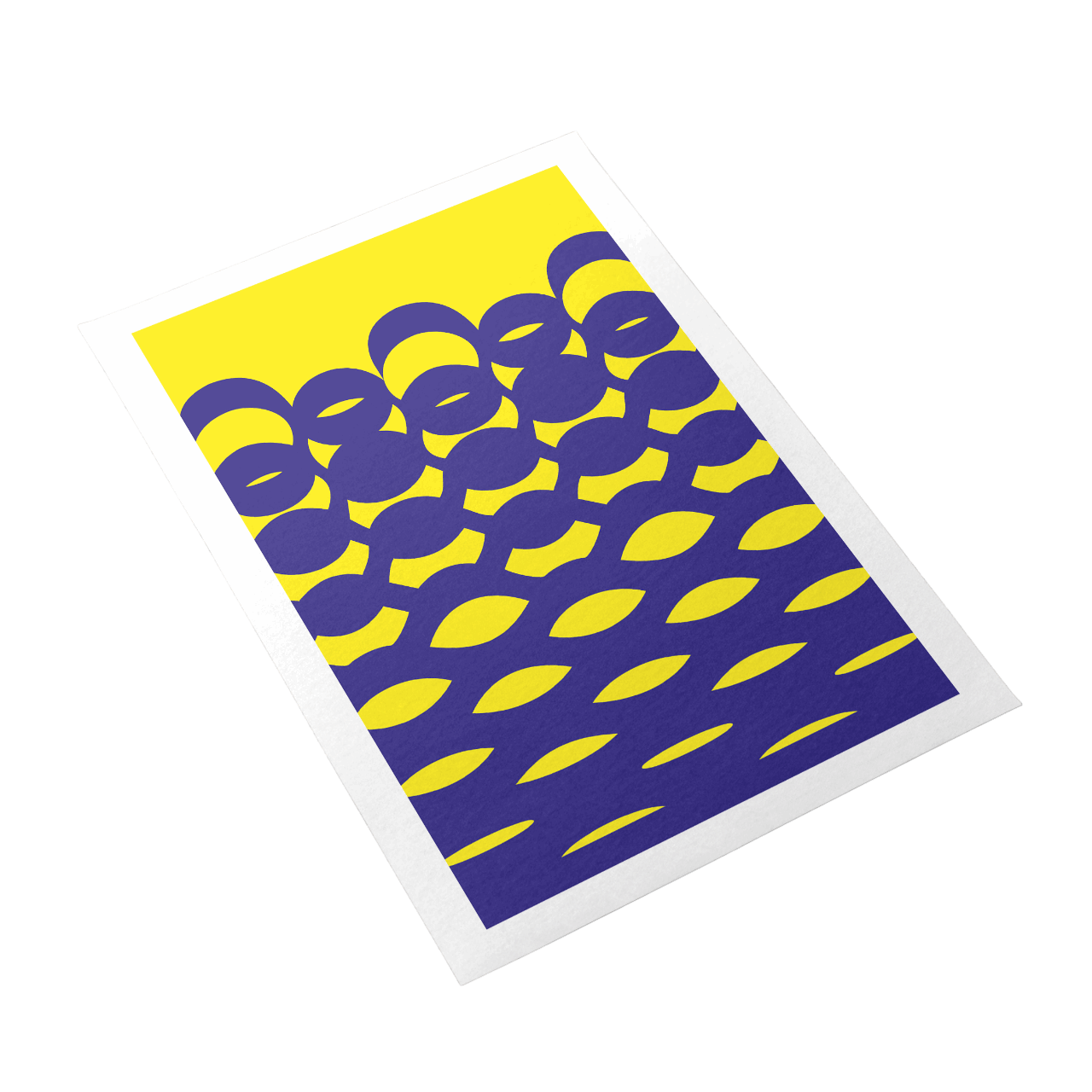 Bilateral Dot Art | Somatic Regulation Print for Clinical Counseling Rooms Unframe 12 X 18 Inch Print on Paper