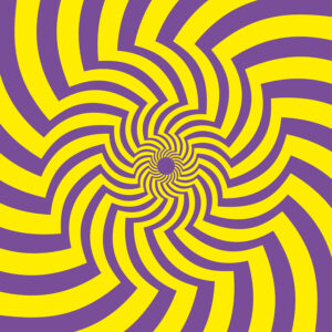Illusion art of ascending infinite staircases in grayscale.