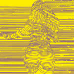 Checkered pattern illusion that bends and flows like water.