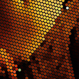 Bright Dot Painting Print - Artistic Wall Accent