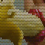 Dot-by-dot, this mandala forms a tranquil expression of Zen philosophy. Perfect for spa or wellness environments.