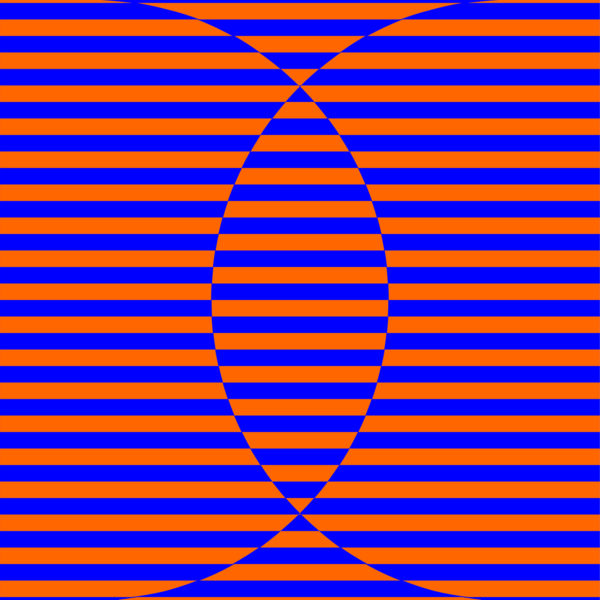 Where tiles trick the eye.