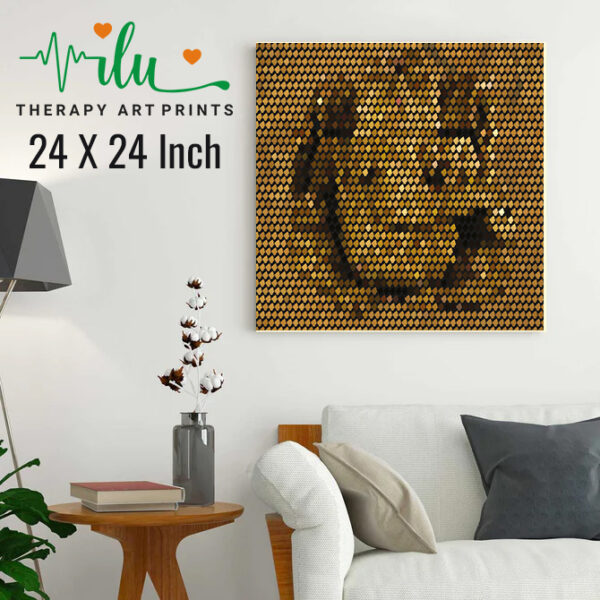 Ganesha Pattern Art – Sacred Wall Decor for Puja Room & Home - Image 14
