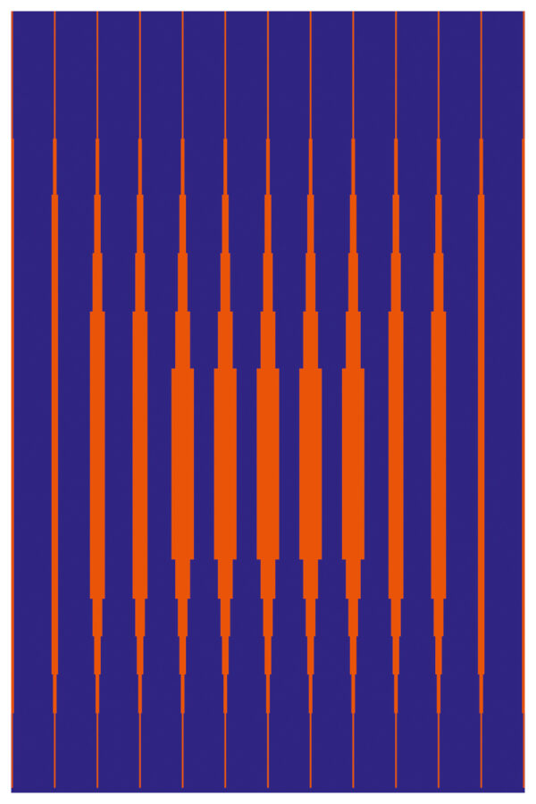 mandala pattern in repeated matrix form
