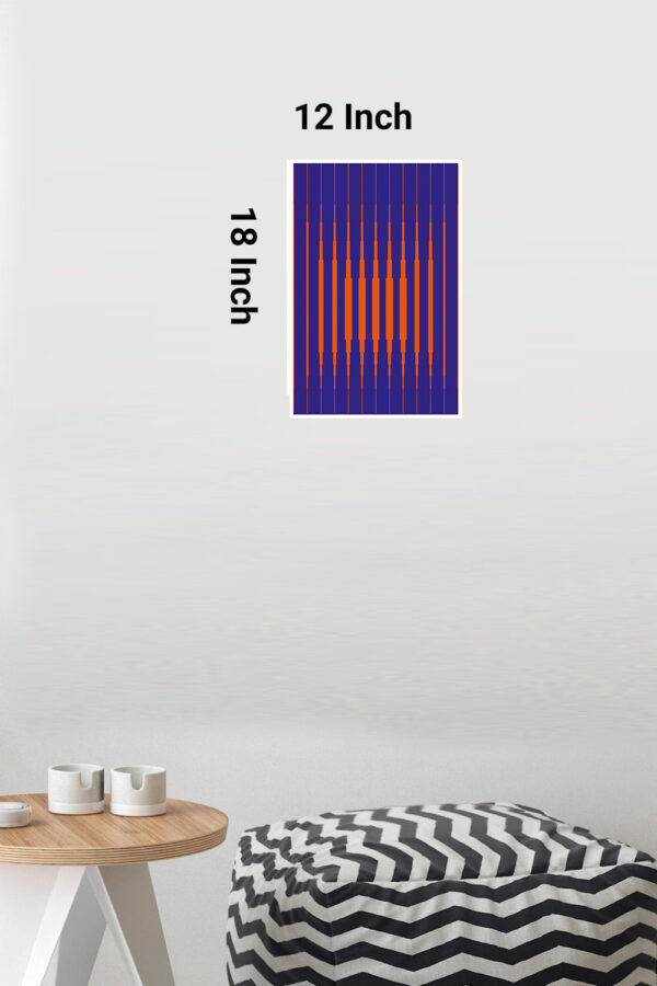Scandinavian knit-inspired pattern art in soft neutral tones