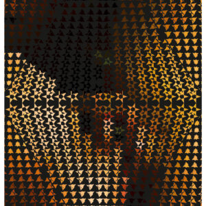 Nude-toned abstract pattern with flowing, wave-like curves