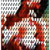 Nude-tone pattern art with minimalistic sensual curves