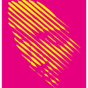 Psychedelic abstract pattern in vivid, swirling neon colors