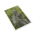 ANUKRATI GRAPHICS Home Decor Wall Art - Floral Geometry Bloom