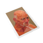 ANUKRATI GRAPHICS Home Decor Wall Art Print - Jain Acharya Gurudev Shri 108 Vidyasagar Ji Maharaj Portrait01