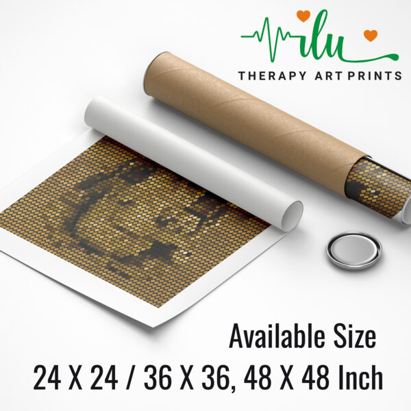 Ganesha Pattern Art – Sacred Wall Decor for Puja Room & Home - Image 10