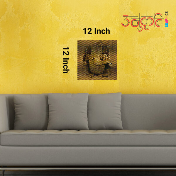 Ganesha Pattern Art – Sacred Wall Decor for Puja Room & Home - Image 6